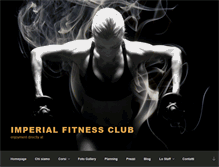 Tablet Screenshot of imperialfitness.net